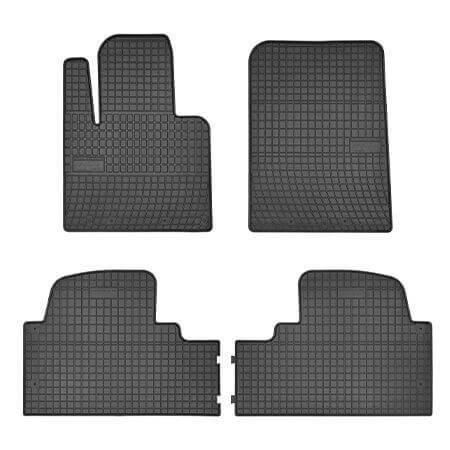 gumenistelki-frogum-hyundai-santa-fe-2015-20218-kia-sorento-2015-2018 Гумени стелки Frogum съвместими с Hyundai Santa Fe, Kia Sorento 2015-2020, 4 части, черни