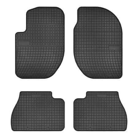Гумени стелки Frogum съвместими с Land Rover Freelander 1996-2006, 4 части, черни