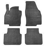 Гумени стелки Frogum съвместими с Skoda Scala след 2019 година, 4 части, черни