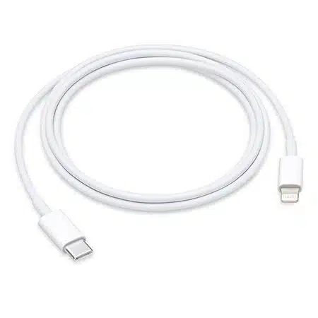 Свържете вашия iPhone или iPad с конектор Lightning към вашия Mac с активиран USB-C или Thunderbolt 3 (USB-C) за синхронизиране и зареждане. Можете също да използвате този кабел с вашия Apple 18W, 20W, 29W, 30W, 61W, 87W или 96W USB ‑ C захранващ адаптер, за да заредите вашето iOS устройство и дори да се възползвате от функцията за бързо зареждане на избрани модели iPhone. USB Type C – Lightning кабел. Дължина 1.0м. Бързо зареждане.