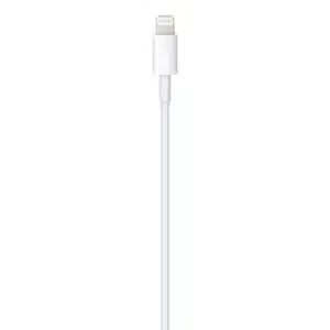 Свържете вашия iPhone или iPad с конектор Lightning към вашия Mac с активиран USB-C или Thunderbolt 3 (USB-C) за синхронизиране и зареждане. Можете също да използвате този кабел с вашия Apple 18W, 20W, 29W, 30W, 61W, 87W или 96W USB ‑ C захранващ адаптер, за да заредите вашето iOS устройство и дори да се възползвате от функцията за бързо зареждане на избрани модели iPhone. USB Type C – Lightning кабел. Дължина 1.0м. Бързо зареждане.