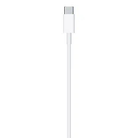 Свържете вашия iPhone или iPad с конектор Lightning към вашия Mac с активиран USB-C или Thunderbolt 3 (USB-C) за синхронизиране и зареждане. Можете също да използвате този кабел с вашия Apple 18W, 20W, 29W, 30W, 61W, 87W или 96W USB ‑ C захранващ адаптер, за да заредите вашето iOS устройство и дори да се възползвате от функцията за бързо зареждане на избрани модели iPhone. USB Type C – Lightning кабел. Дължина 1.0м. Бързо зареждане.