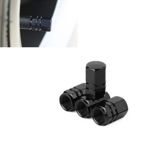 Комплект капачета за вентили 4бр. 4бр в комплект Материал - алуминий.