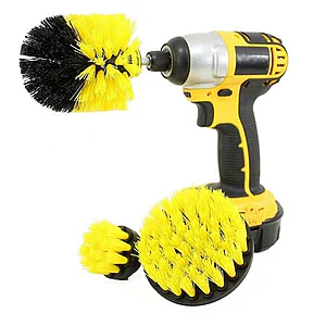 Четки за почистване 21569 3 БР/К-Т За винтоверт, идеални за основно почистване на автомобили, камиони, мотоциклети, велосипеди, каравани, лодки, джанти, гуми, спици, скари, моторни отсеци, изпускателни накрайници, брони, подкалници, ходова част, вентилационни отвори и много други.