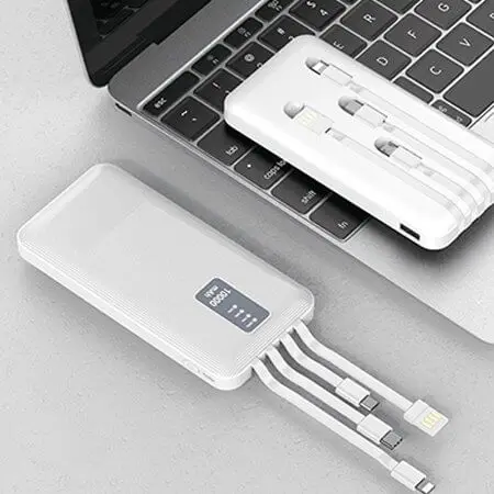 Преносима батерия WUW Y130 10000 mAh - Бяла