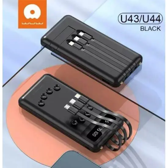 Преносима батерия WUW U44 20000 mAh - Бяла