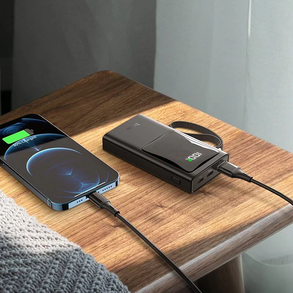 Преносима батерия HOCO Q4 10000mAh 20W - Черна