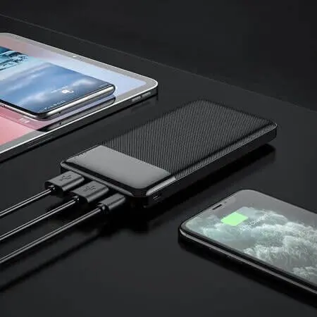 Преносима батерия HOCO J72 10000mAh - Черна