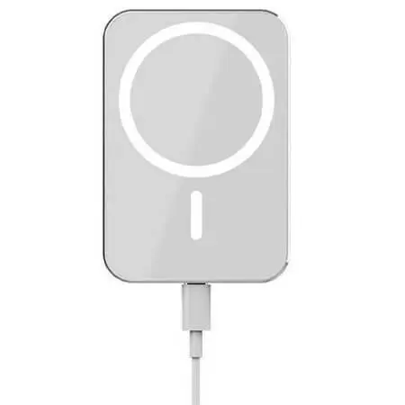 Преносима батерия Magsafe за Apple 15W 5000mAh - Бяла