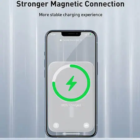 Преносима батерия Magsafe за Apple 15W 5000mAh - Бяла