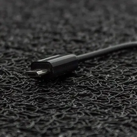 OTG Micro USB кабел, 15 см, Черен