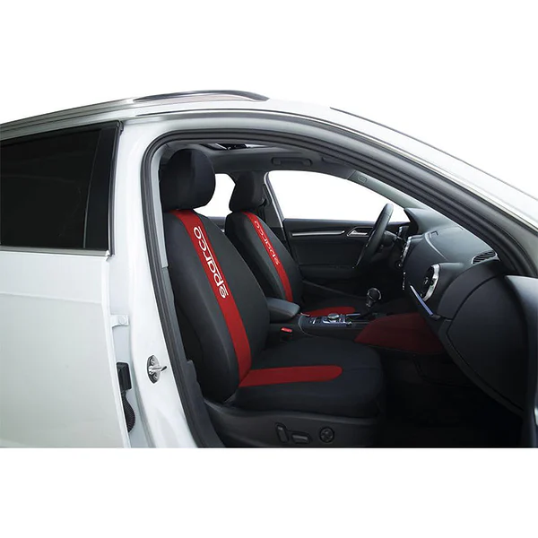 Комплект калъфи за седалки SPARCO SPS402RD - Червено / Черни