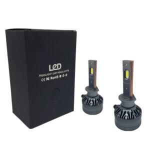 LED крушки - H1 Led система A60 за фарове - 155 000 лукса 55W - Canbus 6000K - 1500% повече светлина