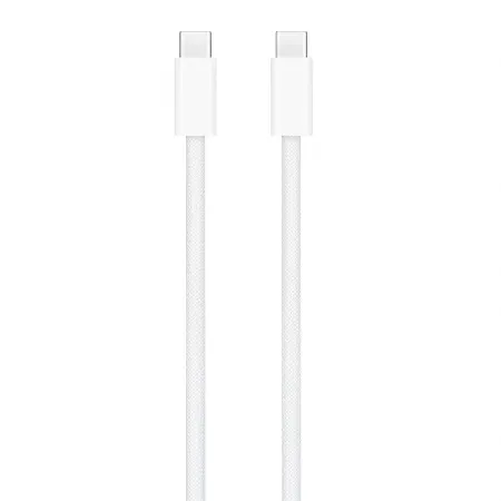 Apple Кабел USB-C – USB-C плетен 2м 240W – Бял