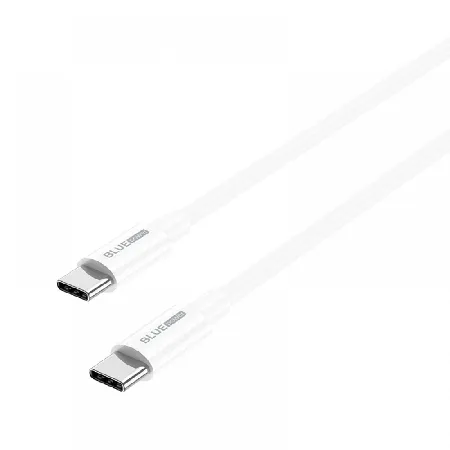 BLUE Power Кабел USB-C – USB-C 1м 100W/5A – Бял BBX44