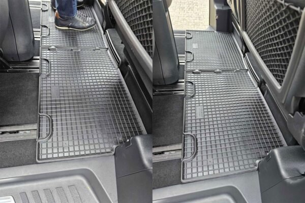 Гумени стелки Rigum за Mercedes-Benz V-Class Vito / Viano W447 (10.2014+) за 2-ри ред седалки