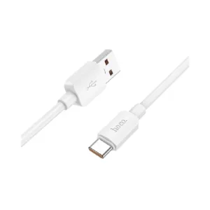 HOCO Кабел USB-A – USB-C 1м 100W/6A – Бял X96