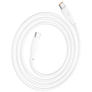 HOCO Кабел USB-C – USB-C 1м 60W/3A – Бял X93