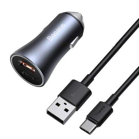 image_86917_800_600.jpg Комплект зарядно за автомобил BASEUS Type-C 40W / 5A