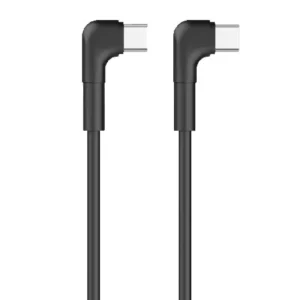 Maxlife Кабел USB-C – USB-C ъглов 1м 60W – Черен MXUC-09