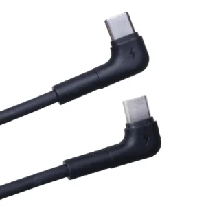 Maxlife Кабел USB-C – USB-C ъглов 1м 60W – Черен MXUC-09