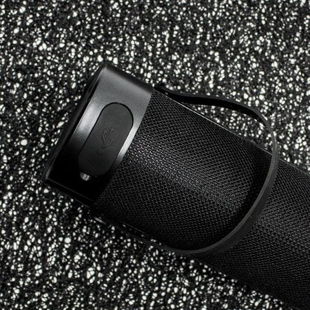 Преносима Bluetooth колонка H-850, Цилиндрична, Черна