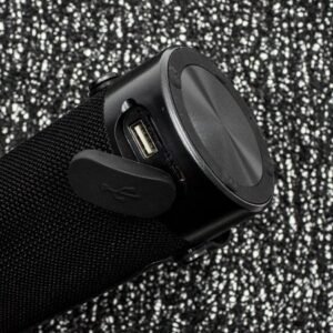 Преносима Bluetooth колонка H-850, Цилиндрична, Черна - Image 5