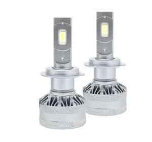 LED крушки H7 - система A60 за фарове - 155 000 лукса 55W - Canbus 6000K - 1500% повече светлина