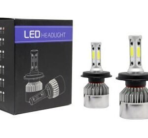 LED крушки - Bi-Led система H4 S2 - 7600 Лумена, 36W - COB 6000K