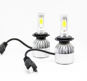 LED крушки H7 - Led система S2 - 30 800 лукса, 18W - COB 6000K - 300% повече светлина - Image 3