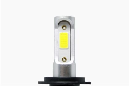 LED крушки H7 - Led система S2 - 30 800 лукса, 18W - COB 6000K - 300% повече светлина