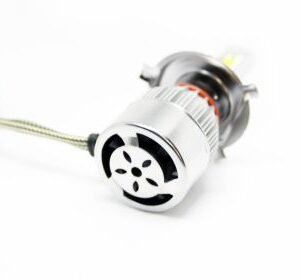 LED крушки - H4 за фарове - 7600 лумена, 36W - COB 6000K - Image 4
