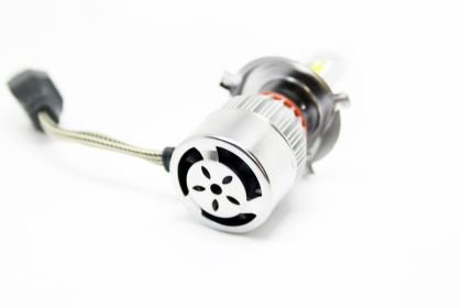 LED крушки - H4 за фарове - 7600 лумена, 36W - COB 6000K
