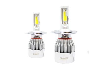 LED крушки - H4 за фарове - 7600 лумена, 36W - COB 6000K