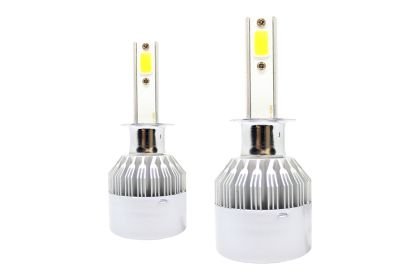 LED крушки - LED система H3 за фарове - 7600 лумена, 36W - COB 6000K