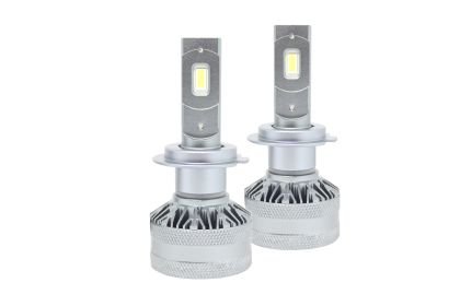LED крушки - H7 A60 LED система за фарове - 155 000 лукса 55W - Canbus 4300K - 1500% повече светлина