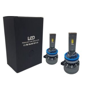 LED крушки - система H8 / H9 / H11 модел A60 за фарове - 155 000 лукса 55W - Canbus 6000K - 1500% повече