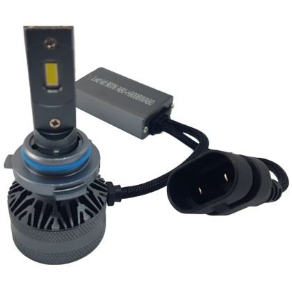LED крушки - 9006 A60 за фарове - 55W Canbus 6000K - 155 000 лукса - 1500% повече светлина