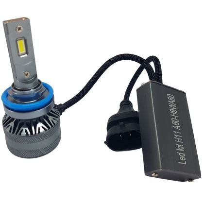 LED крушки - система H8 / H9 / H11 модел A60 за фарове - 155 000 лукса 55W - Canbus 6000K - 1500% повече