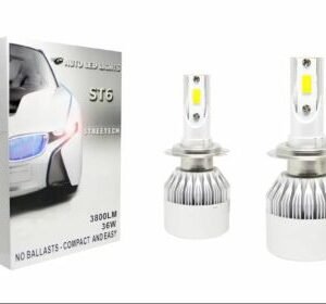 LED крушки H7 за фарове - 7600 лумена, 36W - COB 6000K