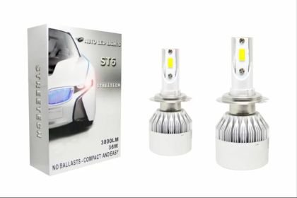 product_64458 LED крушки H7 за фарове - 7600 лумена, 36W - COB 6000K