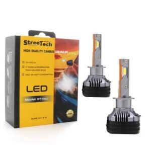 LED крушки H1 Streetech STN1 - 170 000 лукса, 65W, Canbus 6000K - 1700% повече светлина