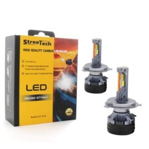 Bi-Led крушки H4 Streetech модел STN1 за фарове - 170 000 лукса, 65W - Canbus 6000K - 1700% повече светлина