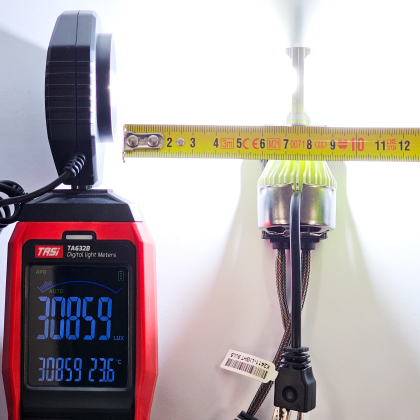 LED крушки H7 - Led система S2 - 30 800 лукса, 18W - COB 6000K - 300% повече светлина