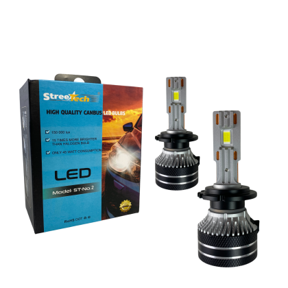 product_93496 Лед крушки - Led система D1S / D2S / D2R / D3S / D4S на 12V Волта без баласти Streetech модел STN2 за фарове