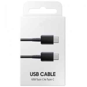 Кабел за зареждане USB-C към USB-C 45W, 3M – Черен