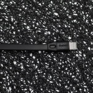 USB кабел Lightning за Apple iPhone Fast Charging, 1 метър, Черен - Image 4