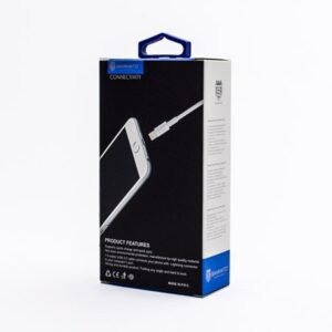 USB кабел Lightning за Apple iPhone Sammato, 1 метър, Бял - Image 7