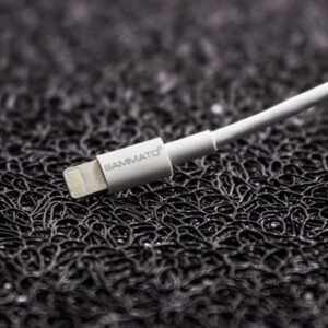 USB кабел Lightning за Apple iPhone Sammato, 1 метър, Бял - Image 6