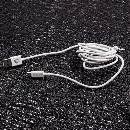USB кабел Micro Sammato, 1 метър, Бял